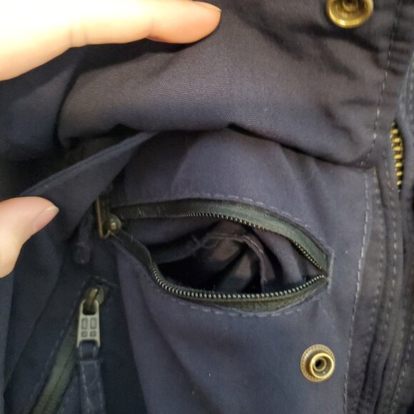 Napapijri Antarctic Expidition Research Skidoo Coat Blue Size L - Picture 8 of 8